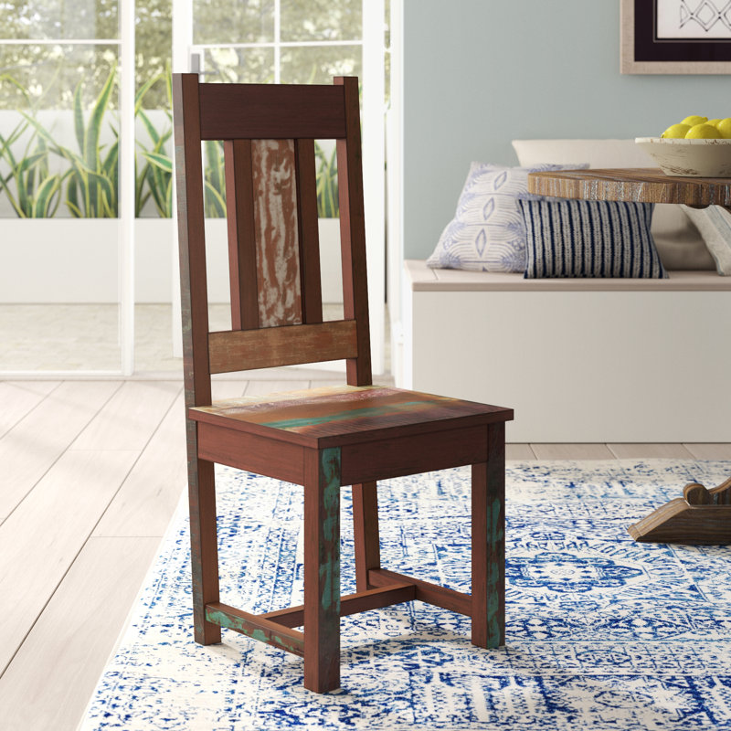 Chaise en bois massif Killingly
