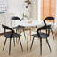 47.5cm H Plastic Dining Chair, Hollow Cut‑Out Backrest Side Chair for Kitchen and Dining Room -953000344