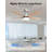Lumary 52" Smart Ceiling Fan with Light, WiFi Bluetooth Low Profile Ceiling Fan with Alexa/Google/App, RGBAI & Dimmable & Color Tuning, 5"/10" downrods Mount(Silver)-115921088