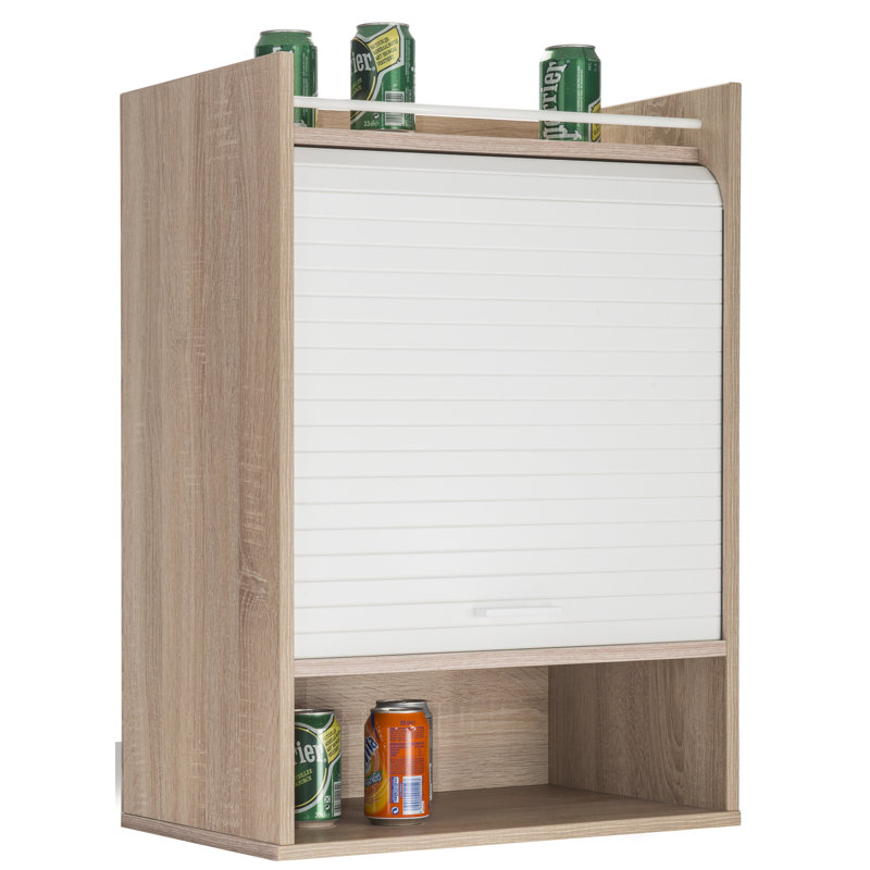 Eoin 76.6cm Kitchen Pantry, Oak/White