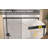 60" W × 72" H Single Sliding Shower Door,5Mm Fixed Glass And 6Mm Sliding Glass Frameless , Clear Tempered Glass, Stainless Steel Handle,Matte Black-124898825