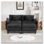 Chenille Fabric 2-Seater Couch-482576400