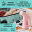 Cuiseur à vapeur portable True & Tidy, rose