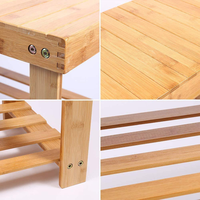 5 Pair Shoe Rack, Natural