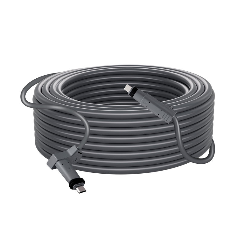 Câble de rallonge 75 fils Starlink Gen 2 75 po - Cordon Ethernet extérieur résistant aux intempéries avec connecteurs à angle droit pour véhicule récréatif, toit et ferme