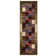 Rustic Color Block Checkered 100& Nylon Non-Slip Indoor Runner or Area Rug