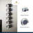 MasterClass 6 Jar Magnetic Spice Rack