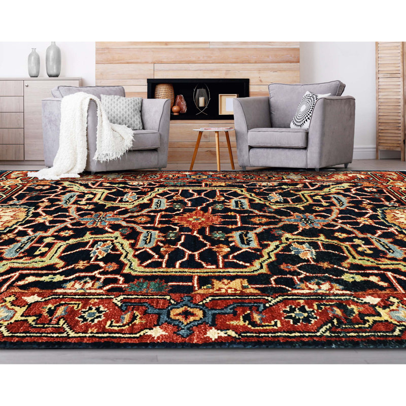 Hand Knotted Wool Oriental Area Rug