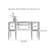 Retro Elegant Multifunctional Console Table