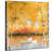 Extra Large Wall Art Fabric Print - Golden Autumn Forest Lake with Birch Trees and Couple in Canoe Nature Scene Decor for Living Room or Bedroom "Frame Assembly Required (Unfinished Frame)"-133450285