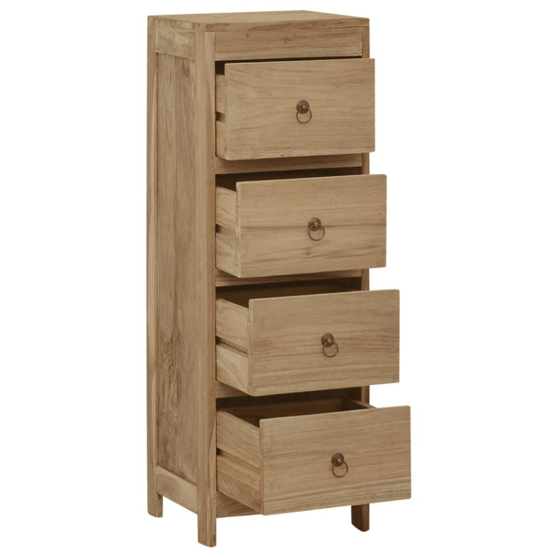Commode d'appoint en bois massif Chalene