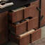Buffet de rangement rétro en bois massif-1475819863