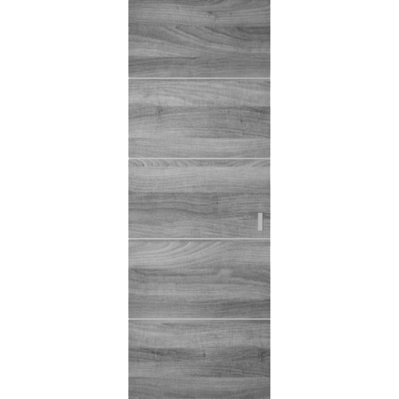 Grange cachée | Planum 0020 | Portes robustes à finition robuste et modernes | Ensemble coulissant Magic, Frêne gingembre