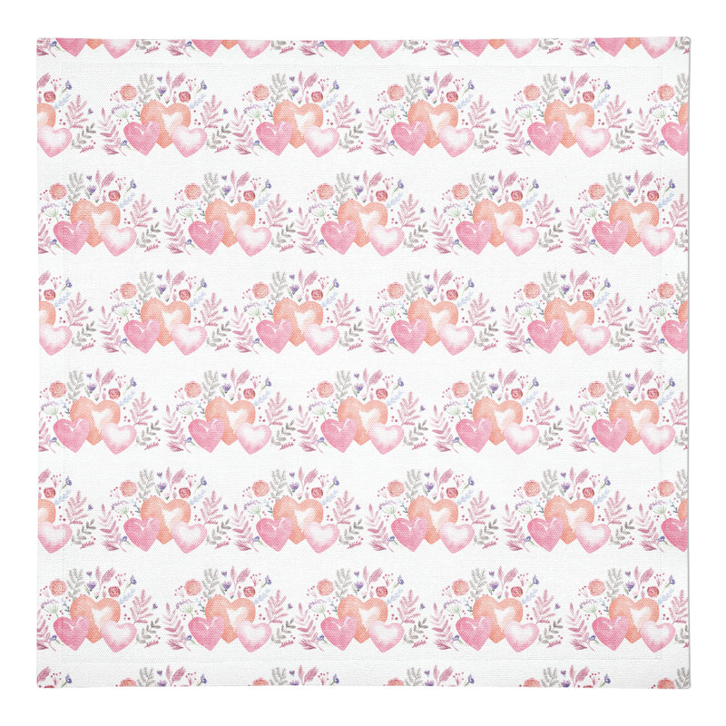 Anjanie Cotton Twill Floral Square Napkin