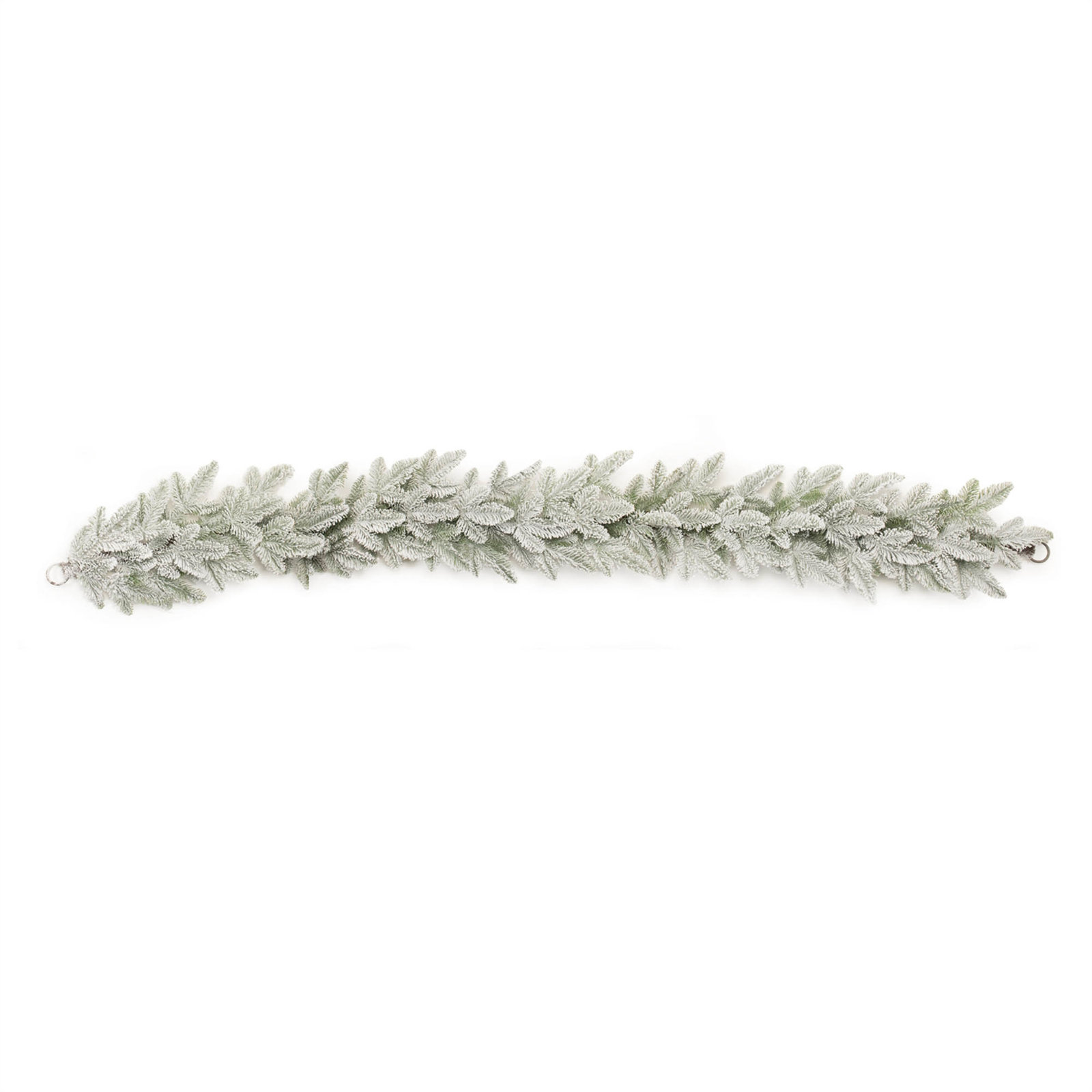 Flocked Pine Garland 6'L