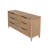 Lylie 6-Drawer Oak Dresser, Sand