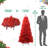Artificial Red Christmas Tree-1328616667
