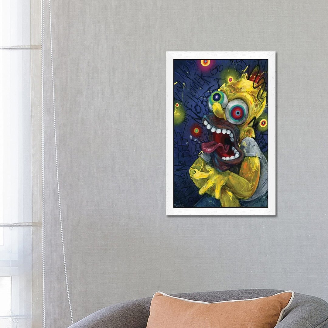 Leinwandbild Homer von Black Ink Art