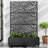 Metal Planter Box with Trellis with Wheels-1157883657