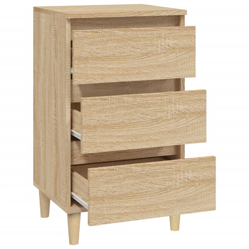 Laci-May 40cm W Bedside Table, Beige