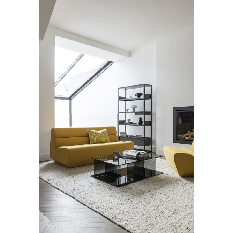Lucent Glass Coffee Table, Smoke