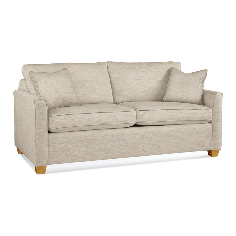 Charleston 77" Sleeper Sofa , Air Dream, Honey, Basic Beige 100% Polyester