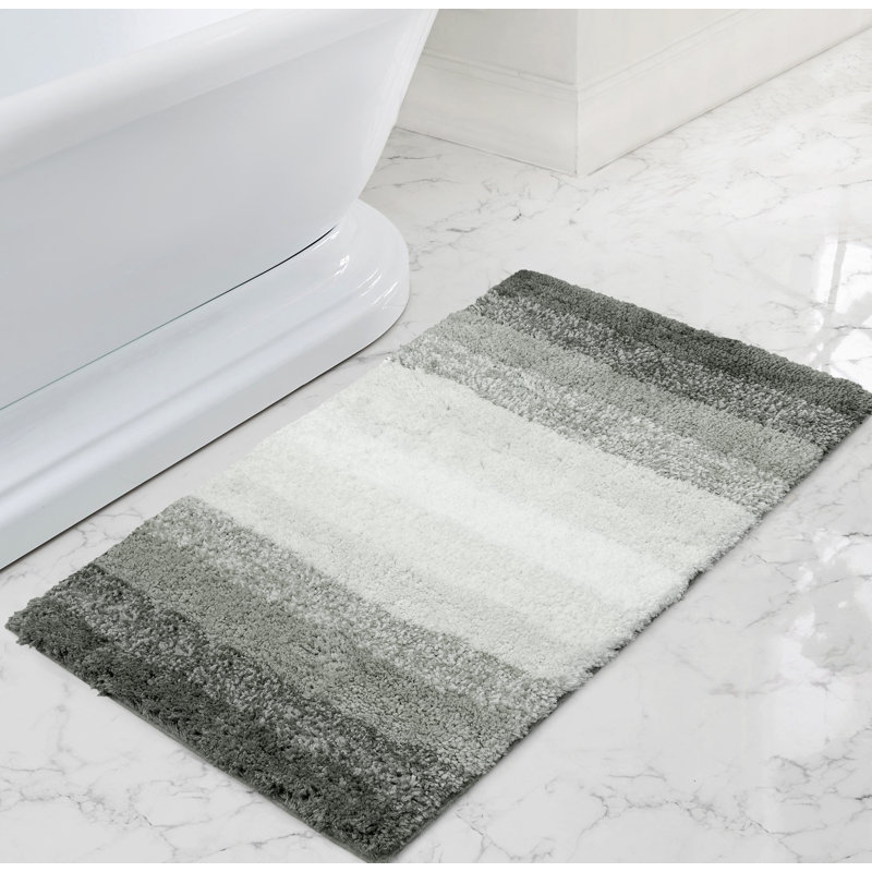 Joondalup Superstripe Bath Set, Grey