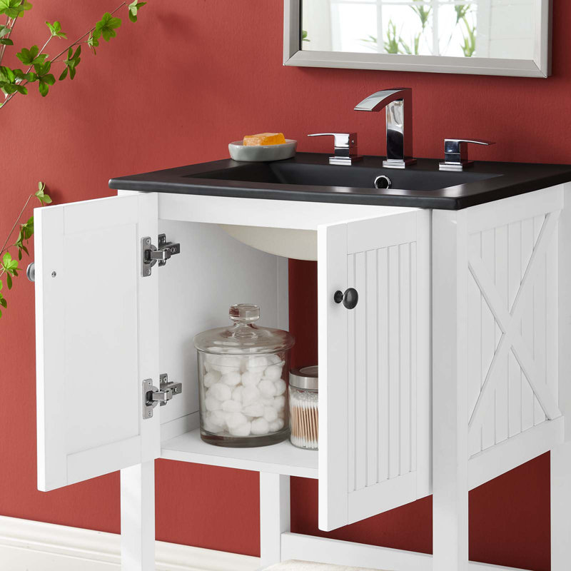 Modway Steam 24" Bathroom Vanity, White