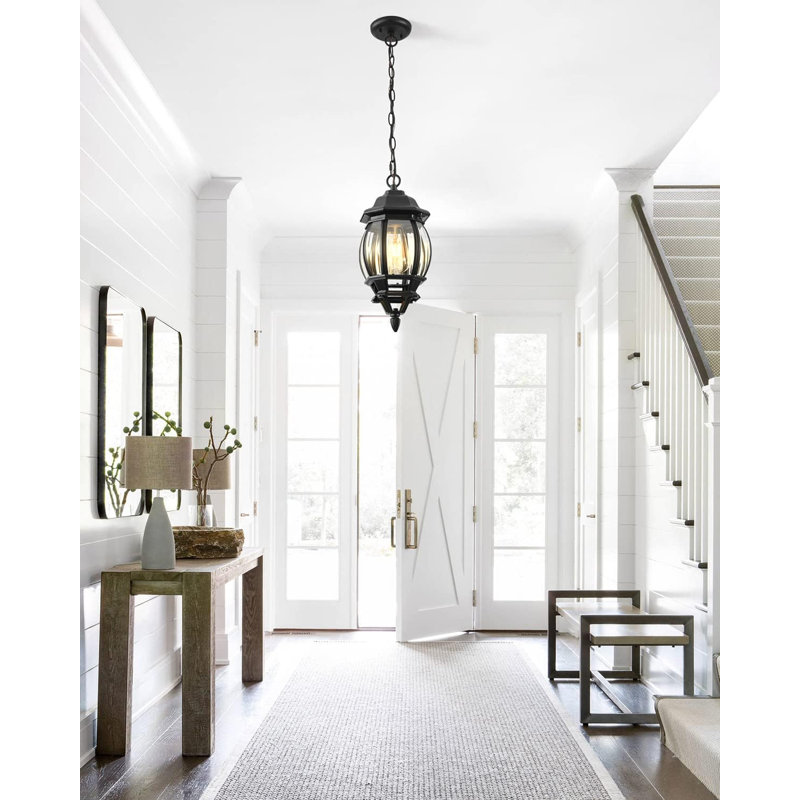 Luminaire suspendu d'extérieur câblé 14,8 po