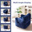 Fauteuil à billes en velours côtelé-350177534
