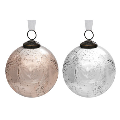 4'' Glass Ball Ornament