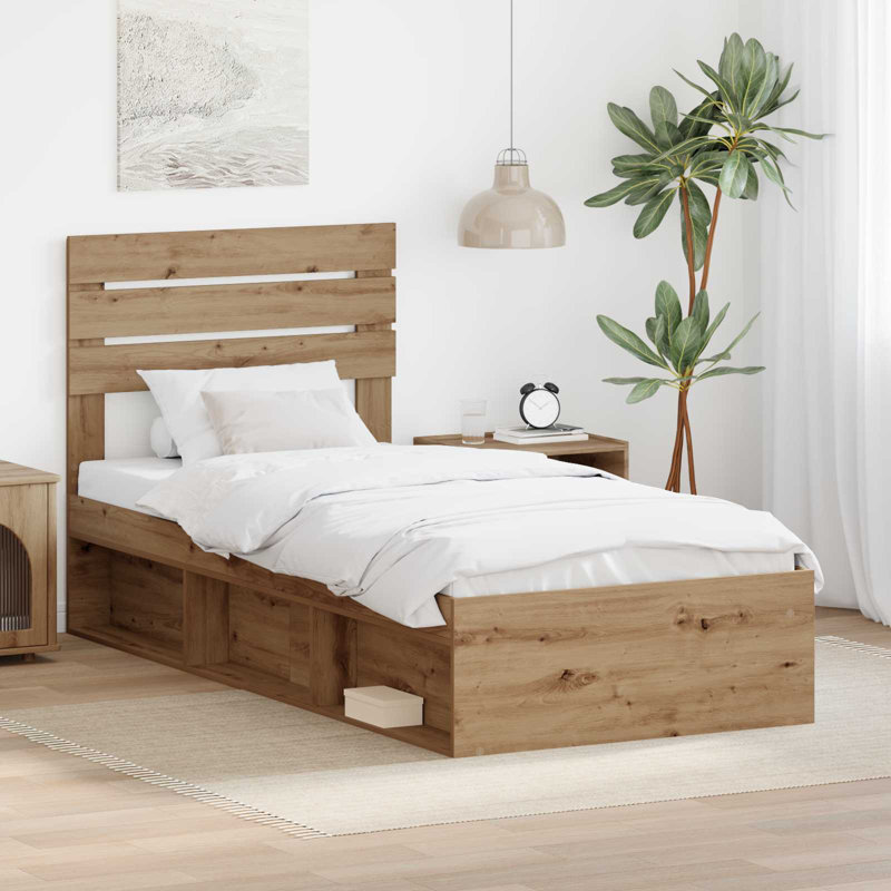Solid Wood Bed, Sonoma, Single (3')