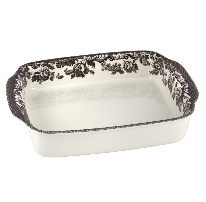 Spode Delamere Handled Lasagne 15X12"