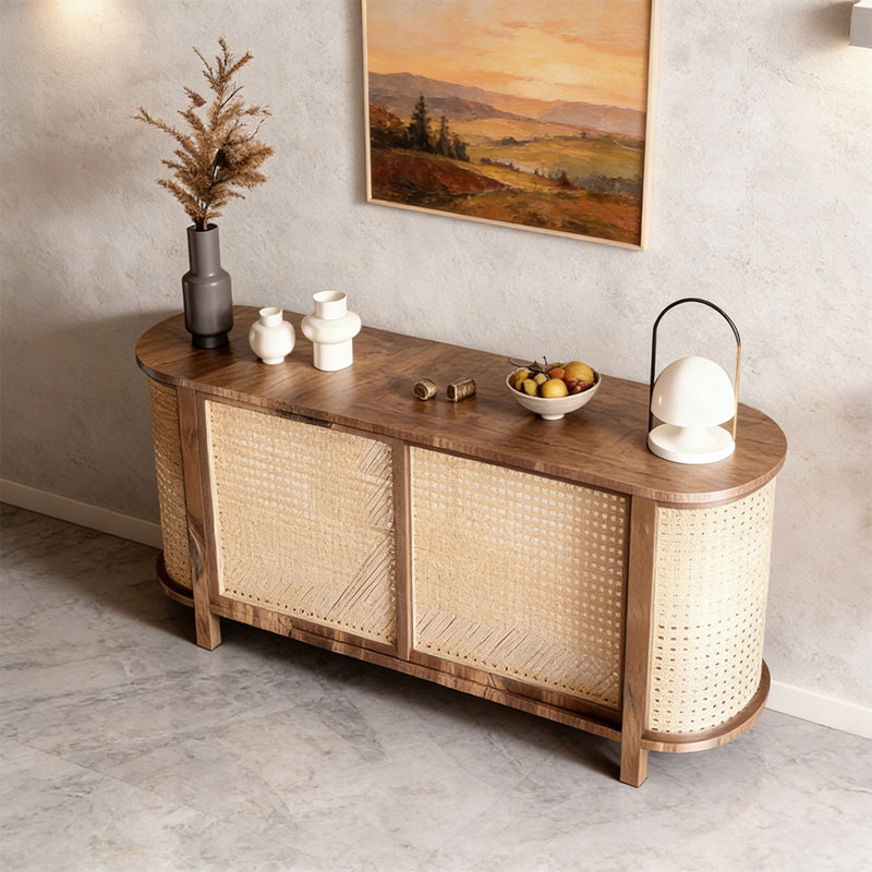 Buffet elliptique Modern Creative, H 35,43 po x l 70,87 po x P 15,75 po