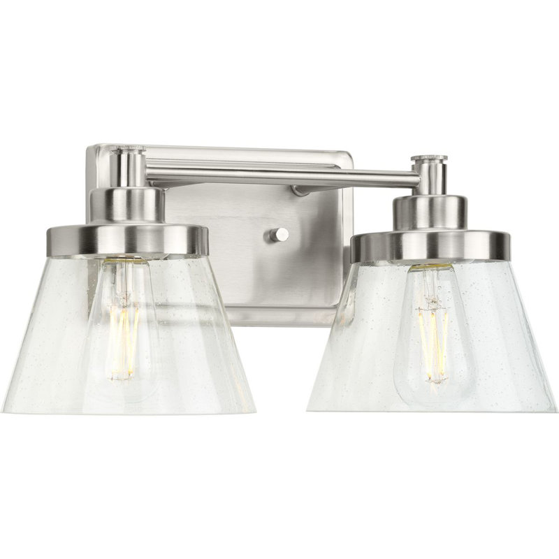 Raunds 2 - Light Dimmable Vanity Light, Brushed Nickel