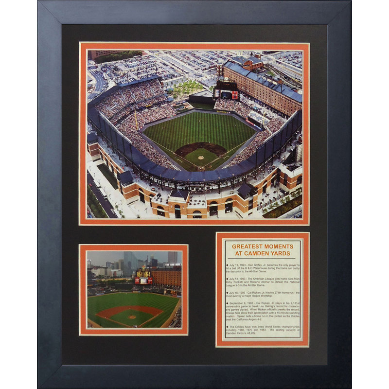 Souvenirs encadrée camden yards baltimore orioles