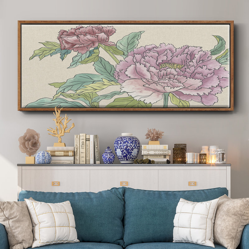 Peony Blooms I - toile encadrée