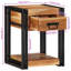 40cm W Solid Wood Bedside Table
