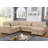 L-Shaped Sectional Sofa Bed Pull Out Sleeper Couch With Storage Chaise-731389387