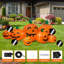 7.5ft Inflatable Halloween Pumpkin with LED Lights - Outdoor Holiday Yard Decoration for Fall & Thanksgiving, UK Size L (230cm), 0.8A Fan, 1000mA Power