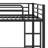 Metal Floor Bunk Bed Frame,Heavy-Duty Bunk Bed For Kids, Teens, Adults