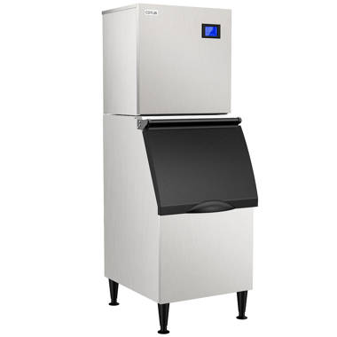 PAKROMAN 500LBS/24h Commercial Ice Maker Undercounter Freestand