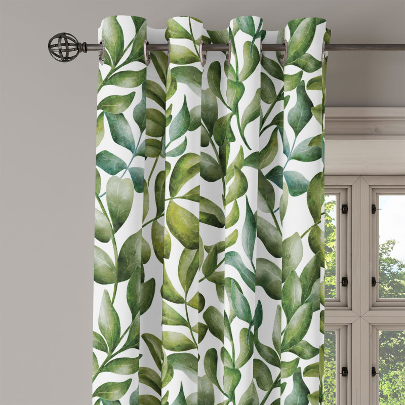 Semi Sheer Curtain Pair
