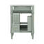 Meuble-lavabo sur pied 24 po avec lavabo, armoire de salle de bain autoportante avec tiroir rabattable et tablette réglable 24 po-121355020