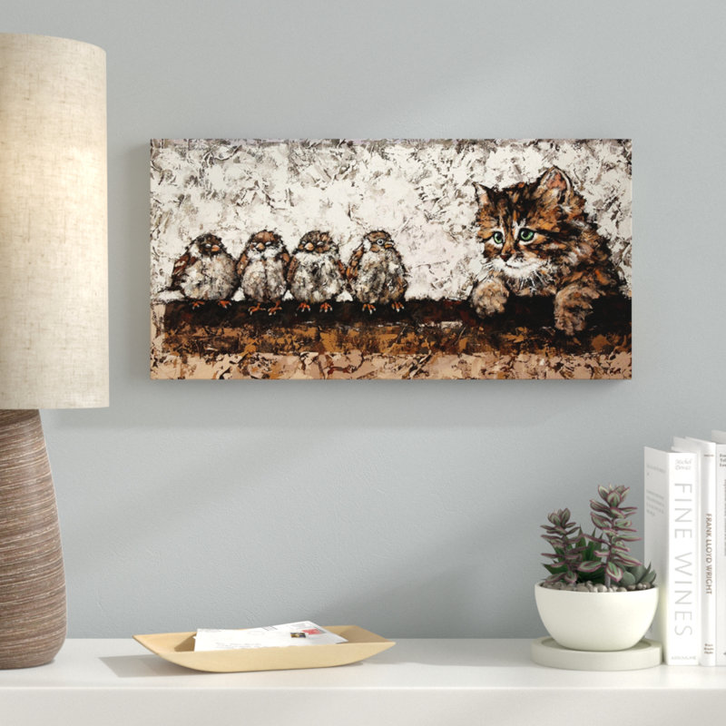 'Siesta' by Alexander Gunin, Canvas Wall Art, 12" H x 24" W x 1.25" D