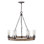 Sawyer 6 - Light Unique / Statement Wagon Wheel Chandelier