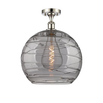 1 - Light Semi Flush Mount