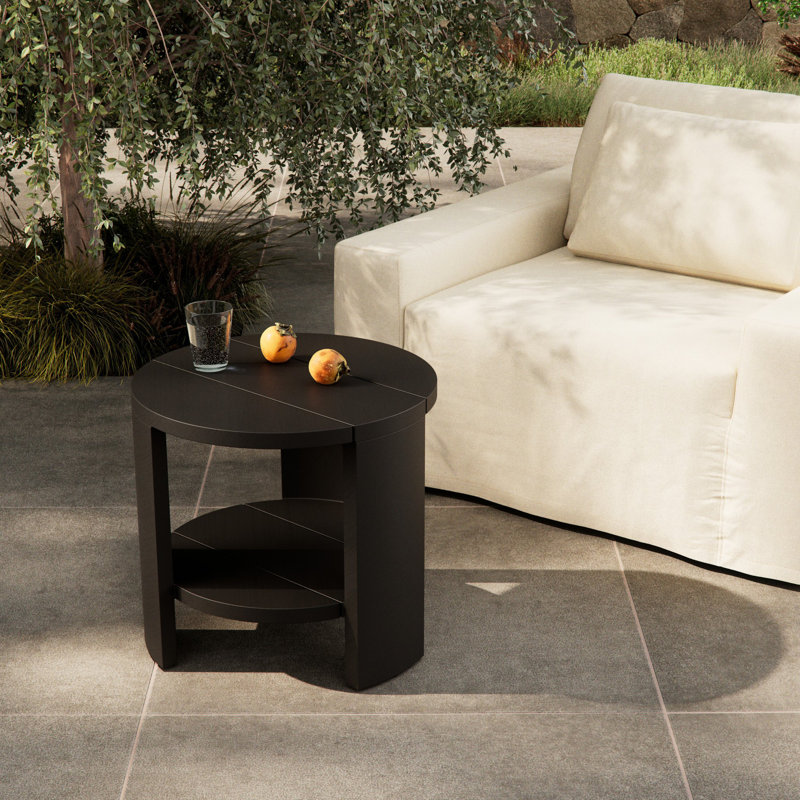 Roca Outdoor Rectangular Side Table
