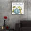  «Fall Splendor 4 Navy» par Silvia Vassileva, art mural en verre acrylique, 24 po x 24 po-1424003084