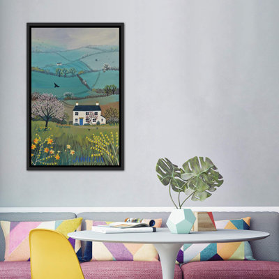 «Across Spring Hills» par Jo Grundy, reproduction d'art sur toile tendue